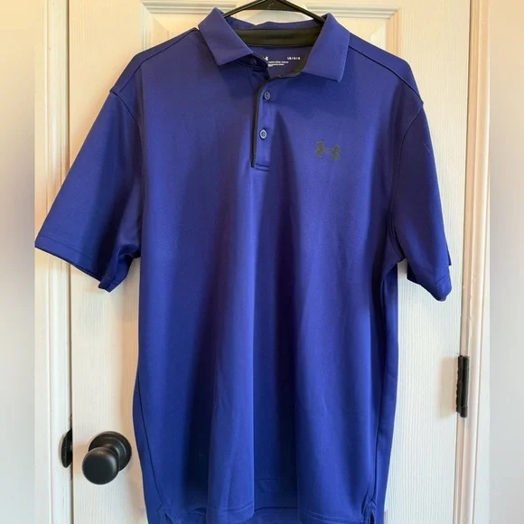 Under Armour Purple Polo Shirt - Picture 2 of 3